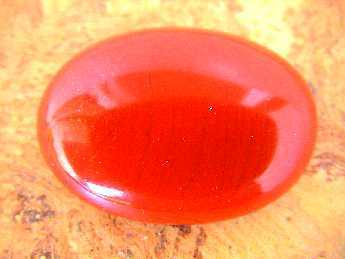 Cabochon oval - Jaspis "Rot"