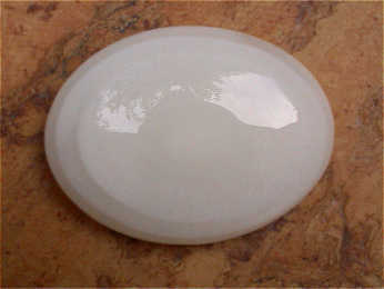 Cabochon oval - Achat "Weiss"