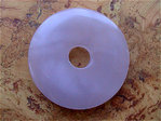 Donut (5,0cm)  - Fluorit "Lavendelfarben"