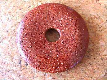 Donut (5,0cm)  - Goldfluß (synthetisch)