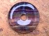 Donut (40mm) - Fluorit "Regenbogenfluorit" (Extra Qualität)