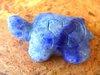 Schildkröte, gebohrt - Blauquarz