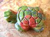 Schildkröte, gebohrt - Unakit
