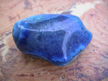 Trommelsteine - Achat "Blau" (gefärbt) (C-Qualität)
