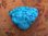 Trommelsteine - Magnesit "Nugget, Blau" (gefärbt)