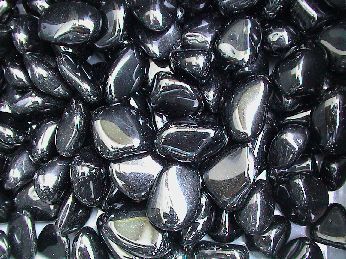 Trommelsteine (Kiloware!) - Obsidian "Schwarz"
