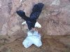 Edelsteingravuren - Vögel "gross" - Adler mit ausgebreiteten Schwingen