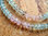 Halskette "Ronde" - Beryll "Multicolour" (Extra Qualität)