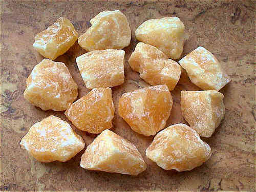 Wassersteine - Calcit "Orange" (Orangencalcit) (1kg-Pack)