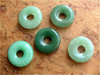 Donuts (1,4cm) - Aventurin "Grün" (5-Stück-Pack!)