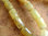 Strangware - Röhrenperlen 12 x 8mm - Opal "Gelb"