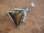 Anhänger - Tigerauge "Dreieck in Metallfassung"