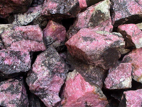Mineralien - Rhodonit (1kg-Pack!!!)