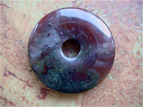 Donut (3,0cm) - Jaspis "Bunt"