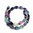 Strangware - Oval-Perlen, vierseitig, gedreht 12 x 6mm - Fluorit (Extra Qualität)