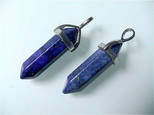 Anhänger mit Doppelspitze - Lapis-Lazuli