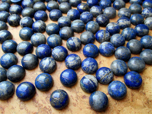 Cabochon, rund (15mm) - Lapis-Lazuli (natur!)