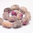 Strangware - "XL"-Nuggets, facettiert 18-28 x 14-18mm - Turmalin „Pink“ (Rubellit) in Matrix