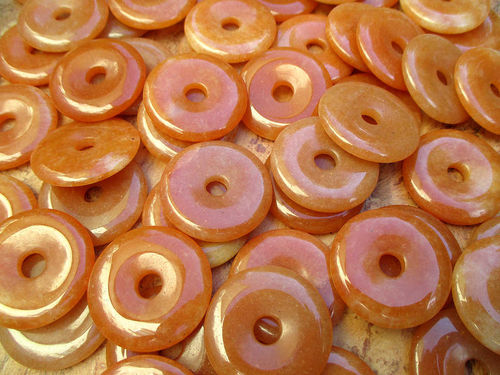 Donut (3,0cm) - Aventurin "Orange"