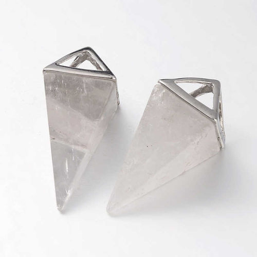 Anhänger - Bergkristall "Doppelpyramide"