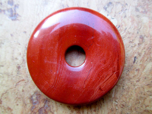 Donut (40mm) - Jaspis "Rot"