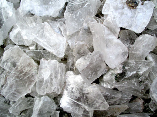 Mineralien - Selenit (Gips) "Marienglas" (1kg-Pack!!!)
