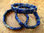 Armband "Bambus-Design" - Lapis-Lazuli (natur!)