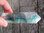 Mineralien - Fluorit "Rainbow", polierte 6-seitige "XXL"-Spitze (Extra Qualität!)
