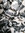 Trommelstein, gebohrt "XL" - Zebra Marble (Zebra-Marmor)