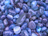 Trommelsteine (Kiloware!) - Achat "Blau" (gefärbt) (C-Qualität)