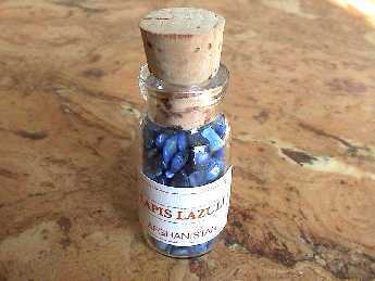 Edelsteinfläschchen klein - Lapis-Lazuli
