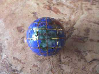 Lapis-Lazuli-Globus groß - 20mm Durchmesser