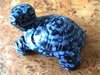 Edelsteingravuren - Schildkröte - Schneeflockenobsidian