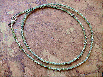 Halskette 45cm - Diamant "Gelb"