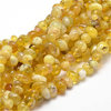 Strangware - Nugget-Perlen, rundlich, 9-12 x 7-10mm - Opal "Gelb"