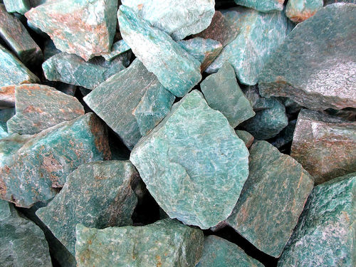 Mineralien - Amazonit (1kg-Pack!!!)