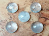 Cabochons rund (10mm) - Bergkristall (5-Stück-Pack!)