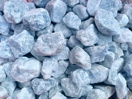 Mineralien - Calcit "Blau" "Madagaskar" (1kg-Pack)